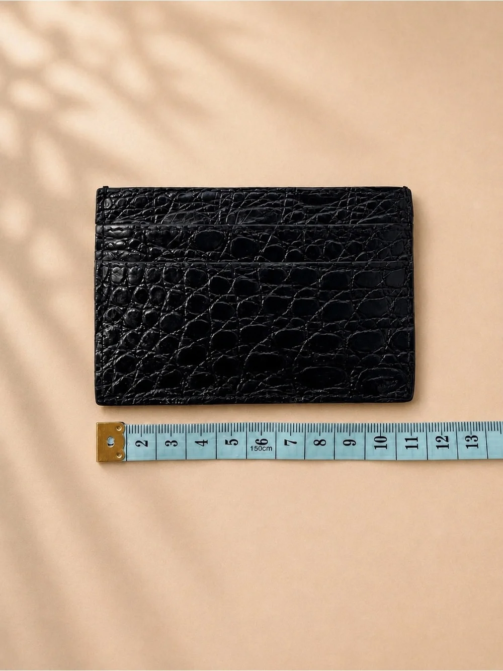 Francesca Miranda Men’s Genuine Crocodile Leather Cardholder – Made in Colombia